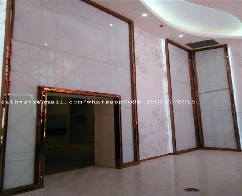 Rose Gold Mirror Stainless Steel Marble Trim Wall Inlay Strips