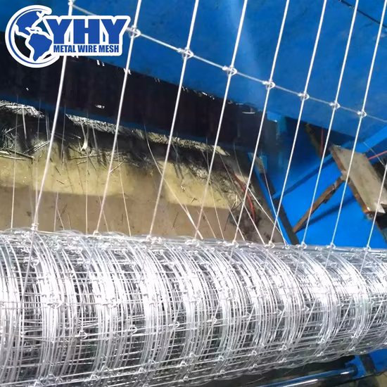 cerca tecida do metal do nó apertado do fechamento de 1.5mx100m para cervos